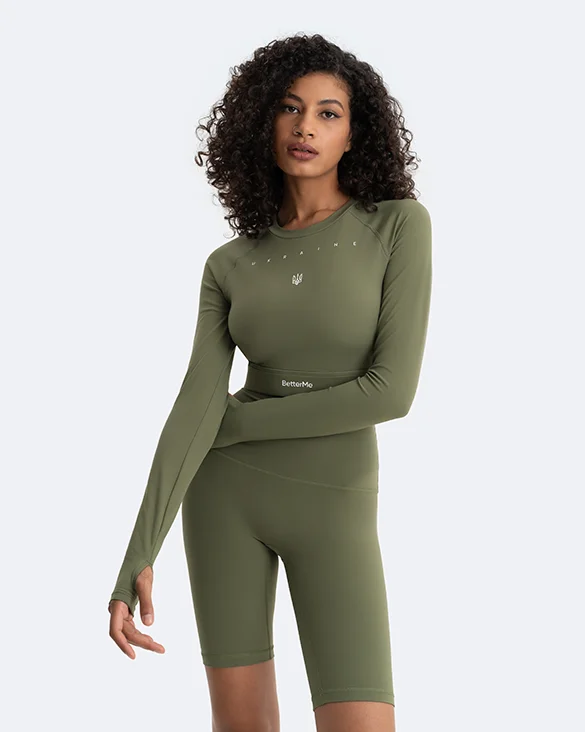 Your Practice Deserves The Best—At Better Prices Cropped Long Sleeve | Creating Power Within