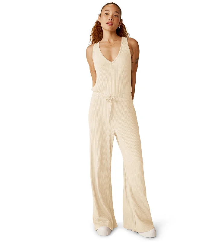 Elevate Your Style And Practice For Less Beyond Yoga Jetsetter Jumpsuit Ivory