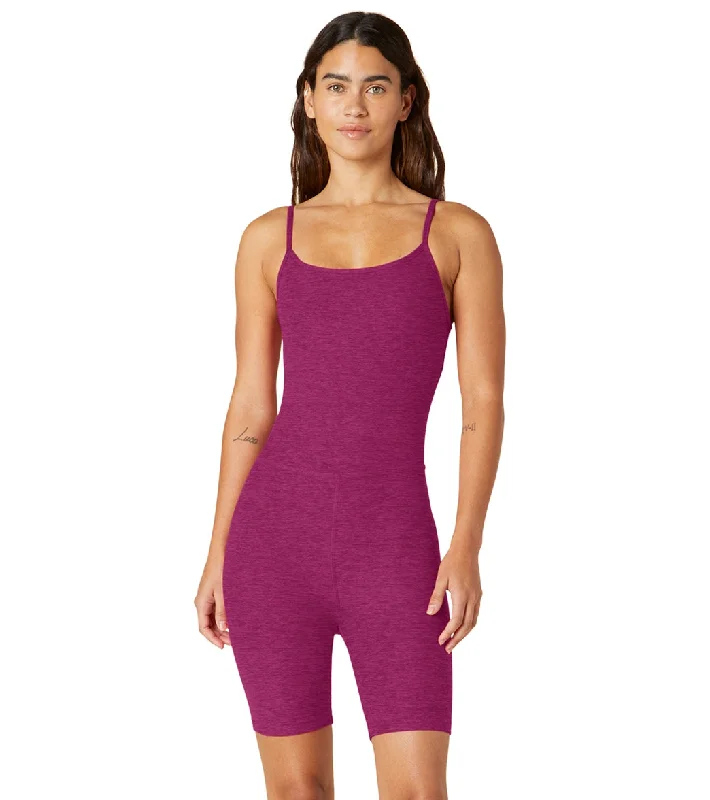 Comfortable, Stylish, And Now More Affordable Beyond Yoga Spacedye Get In Gear Biker Jumpsuit Magenta Heather Comfortable, Stylish, And Now More Affordable Beyond Yoga Spacedye Get In Gear Biker Jumpsuit Magenta Heather
