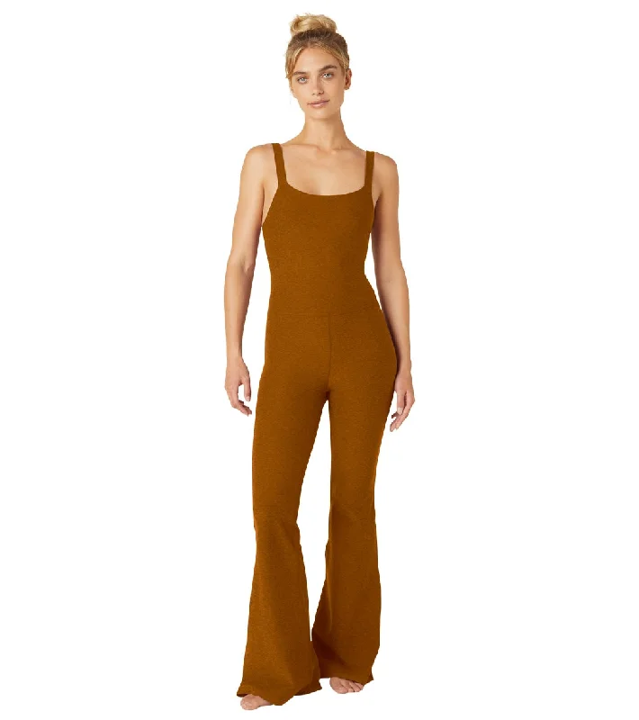 Flow In Comfort With Stylish Discounts Beyond Yoga Spacedye Hit The Scene Jumpsuit Clove Brown Heather Flow In Comfort With Stylish Discounts Beyond Yoga Spacedye Hit The Scene Jumpsuit Clove Brown Heather