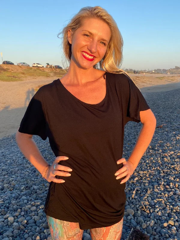 Limited-Stock Sale On Yoga Tops And Leggings Oversized Modal Dolman With Full Chakras On The Back Limited-Stock Sale On Yoga Tops And Leggings Oversized Modal Dolman With Full Chakras On The Back