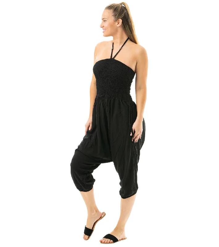 Buddha Pants Key West Convertible Jumper Black