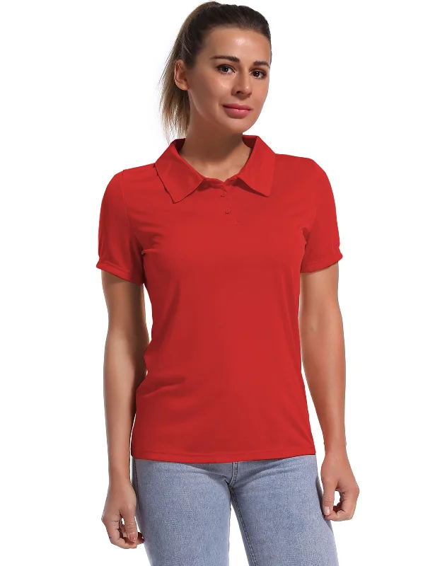 Short Sleeve Slim Fit Polo Shirt red