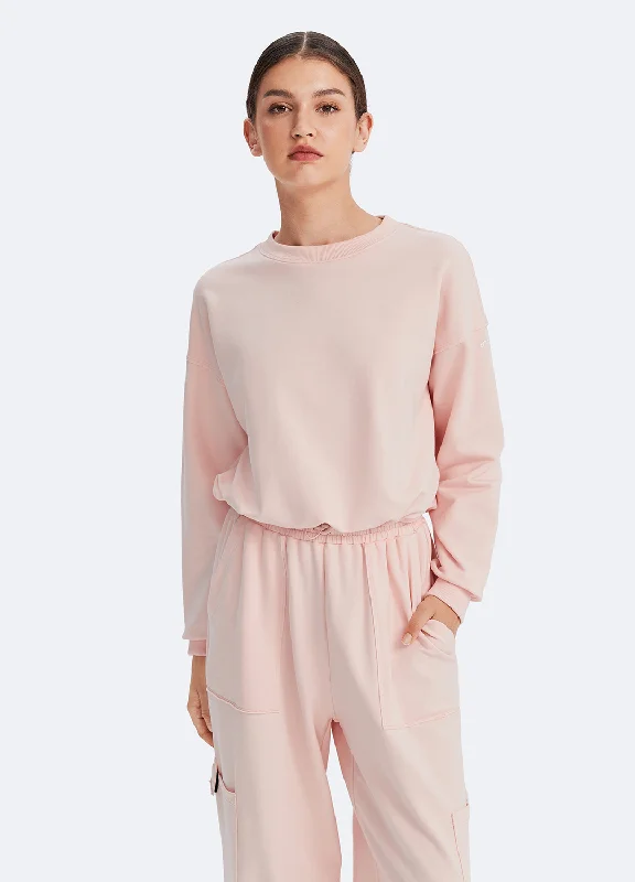 Your Go-To Yoga Outfits Now More Affordable Cropped Sweatshirt with Drawstring