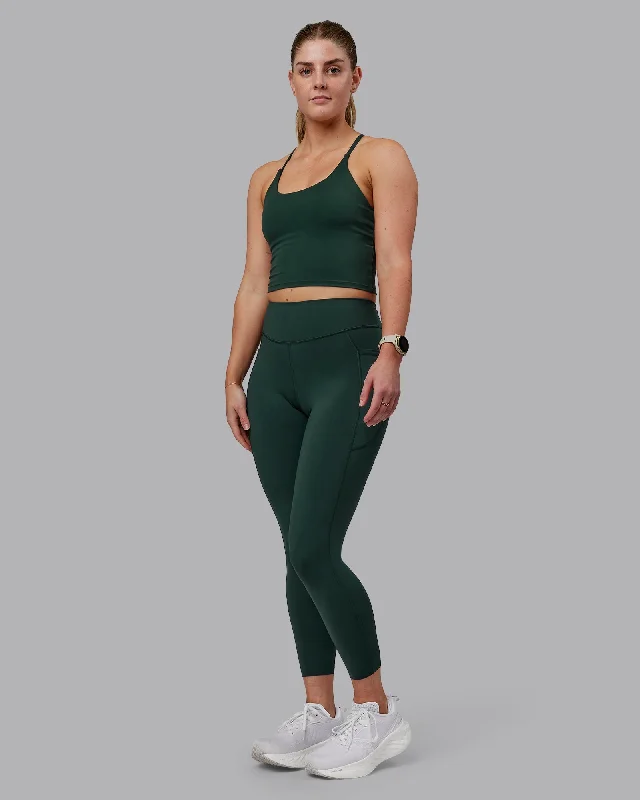 Elite 7/8 Length Leggings - Vital Green