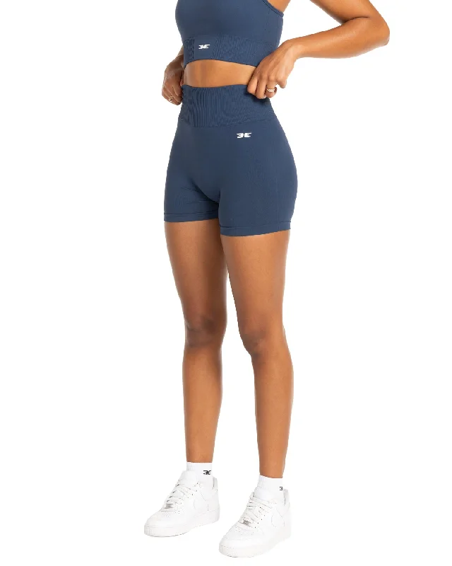Flexibility Meets Affordability In Our Yoga Wear Sale Elite Seamless V2 Shorts - Navy (Subtle Scrunch) Flexibility Meets Affordability In Our Yoga Wear Sale Elite Seamless V2 Shorts - Navy (Subtle Scrunch)