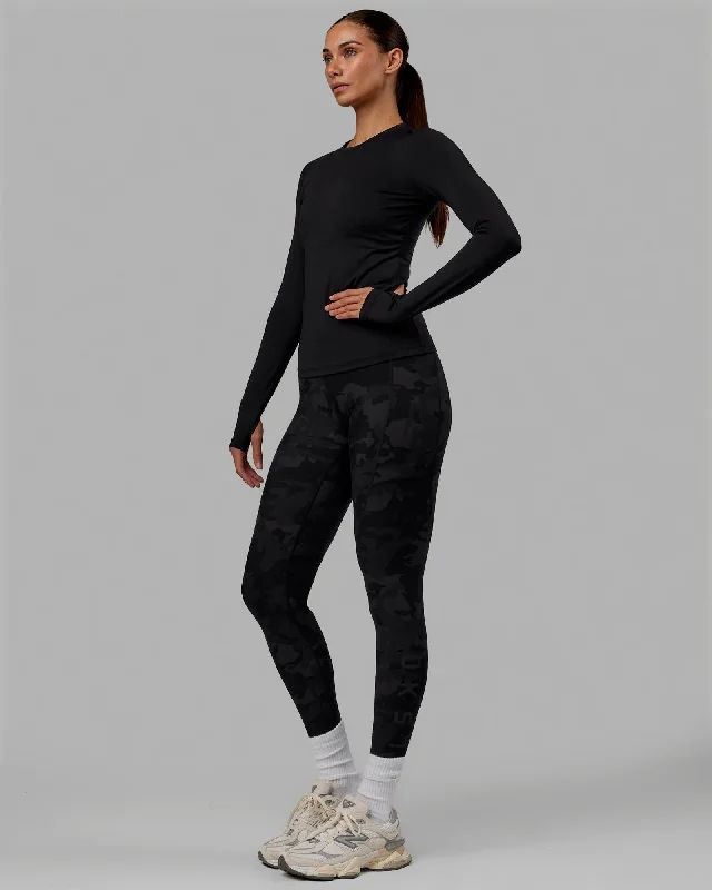 Yoga Apparel Designed For Movement At Lower Prices Endure Performance LS Top - Black