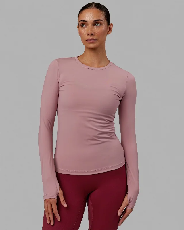 Your Yoga Wardrobe, Upgraded For Less Endure Performance LS Top - Cosmetic Pink
