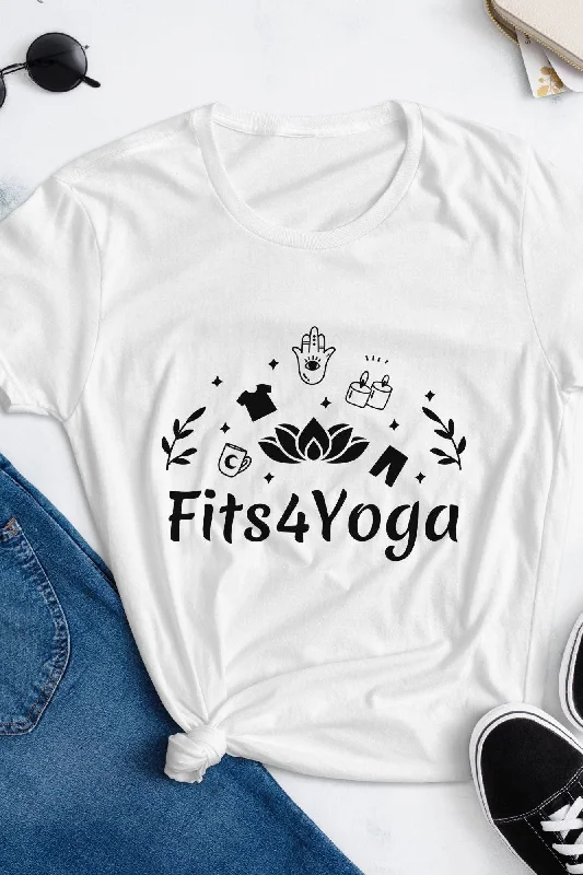 Fits4yoga 2 short sleeve t-shirt - White