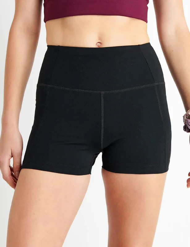 Premium Yoga Wear At Special Discounts High Waisted Run Short - Black
