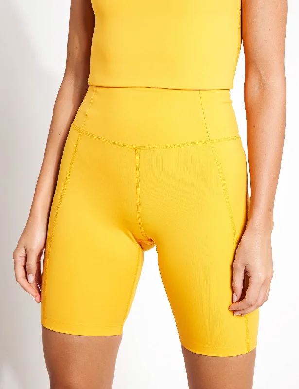 Limited-Time Savings On Yoga Leggings And Tops High Waisted Bike Short - Golden Glow Limited-Time Savings On Yoga Leggings And Tops High Waisted Bike Short - Golden Glow