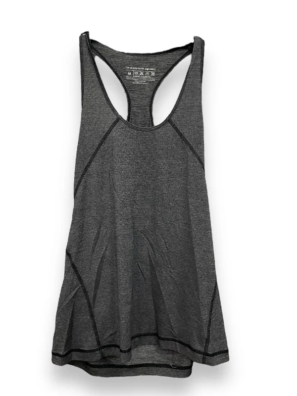 Grey Athletic Tank Top Clothes Mentor, Size M