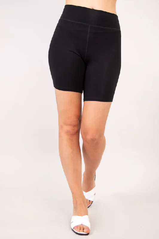 Lightweight, Breathable Yoga Wear At Special Prices Hallie Shorts, Black, Bamboo