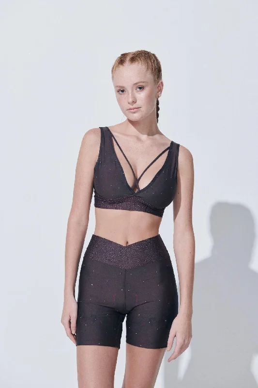 Limited-Time Savings On Yoga Leggings And Tops HARMONY SHORTS - SACRED MIRRORS