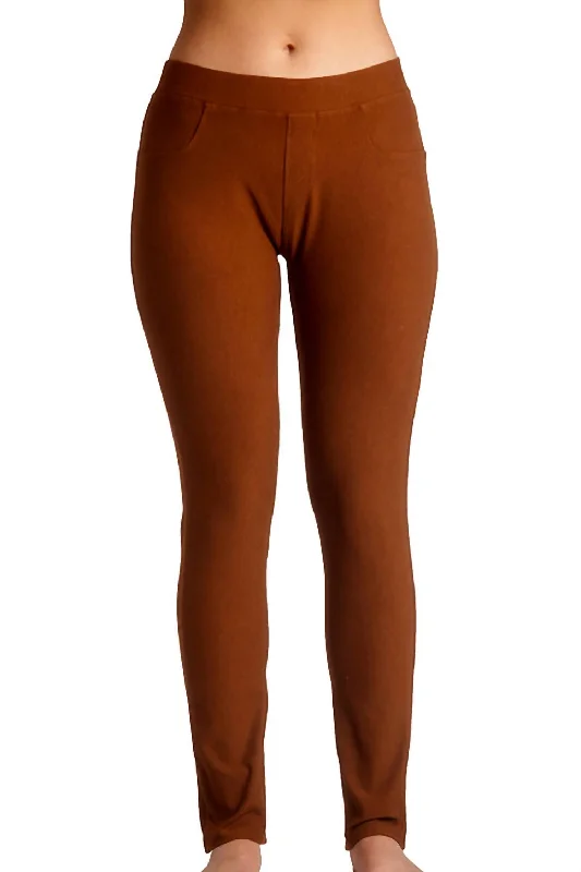 Move Freely With Premium Yoga Clothes At Great Prices High Rise Jegging In Cognac