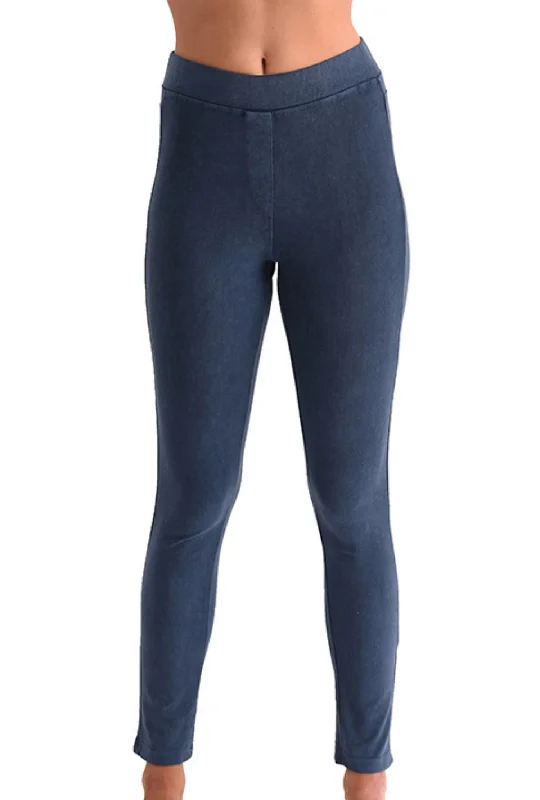 Find Balance In Stylish And Affordable Yoga Wear High Rise Jegging In Navy
