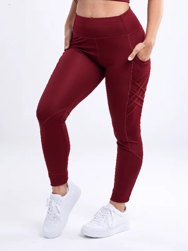 Stretch Your Limits, Not Your Wallet High-Waisted Criss-Cross Training Leggings with Hip Pockets Stretch Your Limits, Not Your Wallet High-Waisted Criss-Cross Training Leggings with Hip Pockets