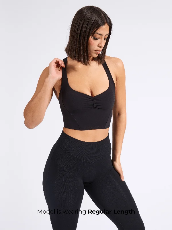 High-Quality Yoga Clothing At Budget-Friendly Prices Karma Crop - Onyx Black