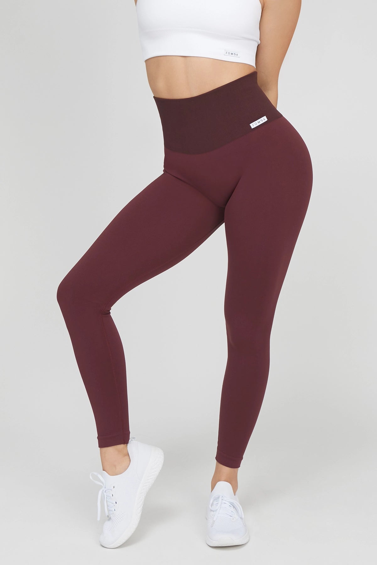 Limited-Stock Sale On Yoga Tops And Leggings Leggings HotFir Basic Merlot