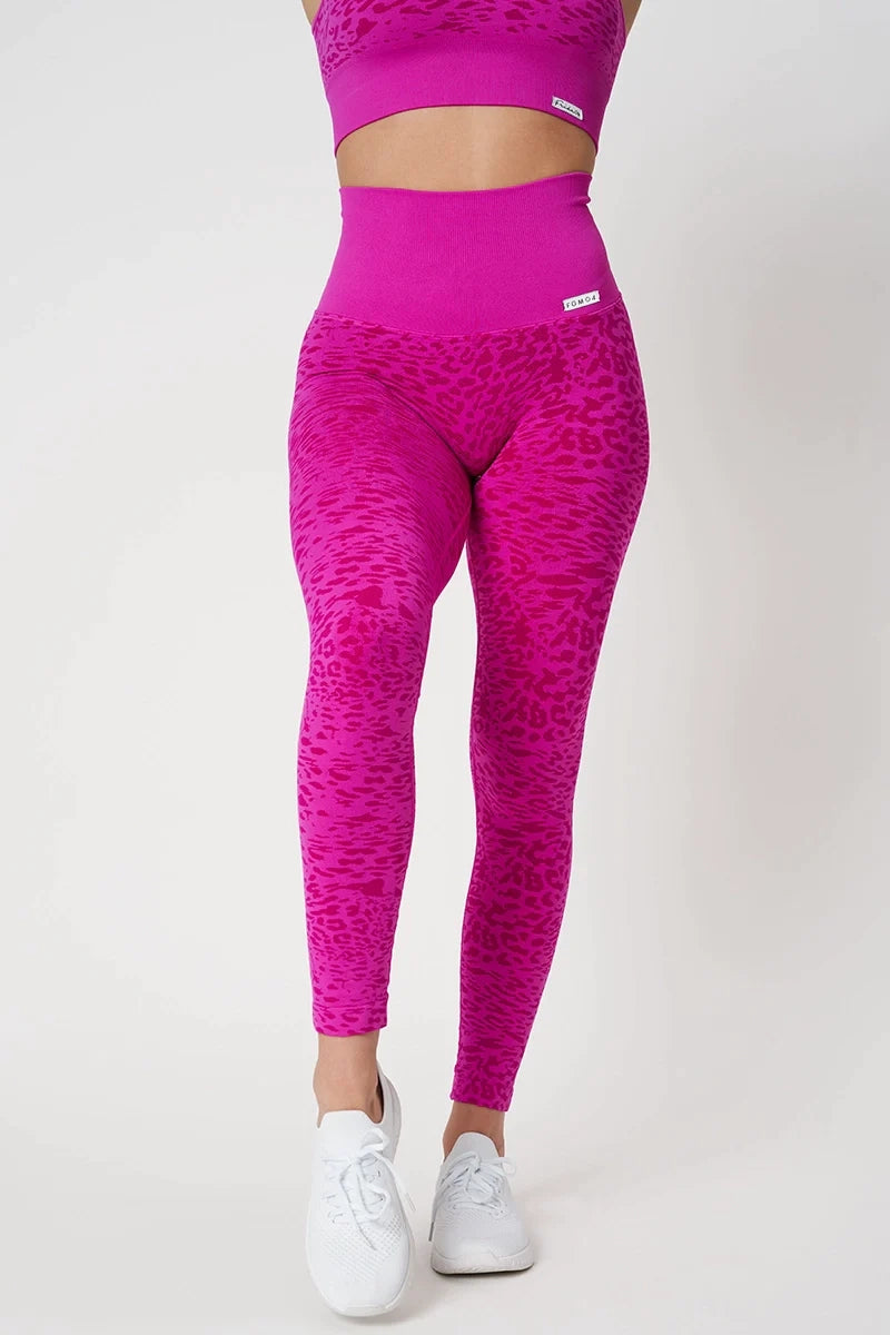 Leggings Jungle Leopardo Fuxia