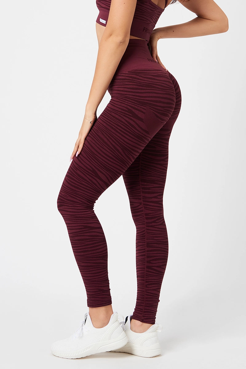 High-Quality Yoga Clothing At Budget-Friendly Prices Leggings Jungle Tigre Merlot