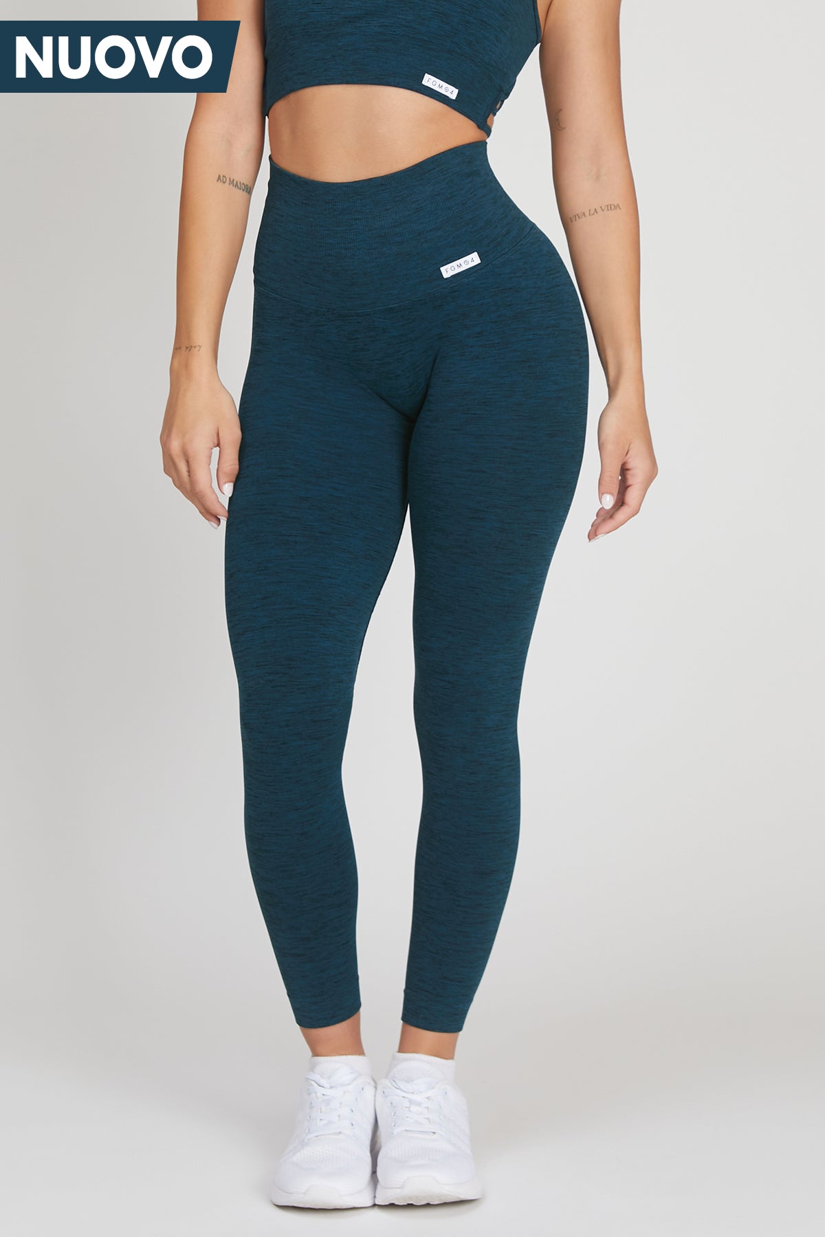 Premium Yoga Wear At Special Discounts Leggings Pulsar Blu Petrolio