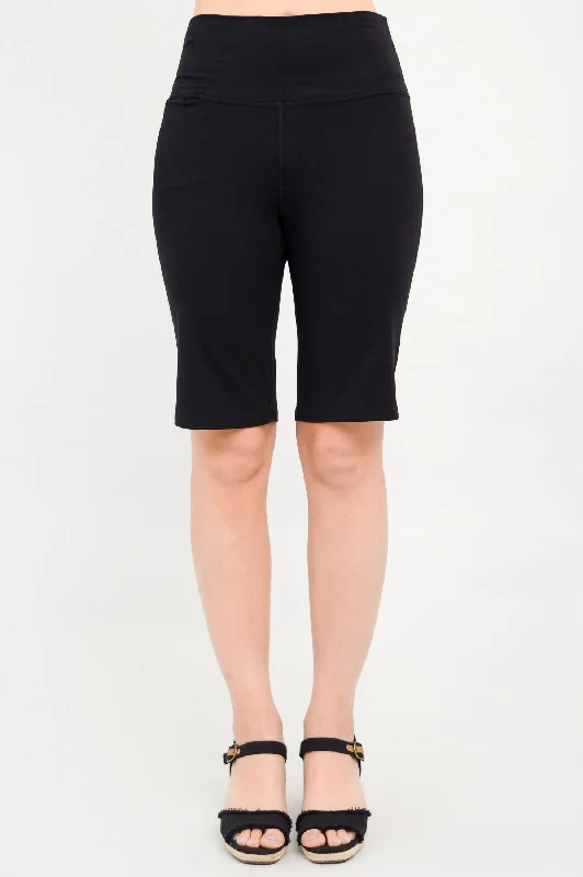 Yoga Wear That Moves With You At Lower Prices Leslie Shorts, Black, Bamboo