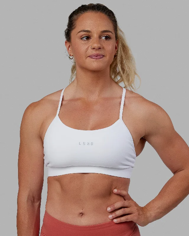 Upgrade Your Yoga Wardrobe For Less Lift Sports Bra - White
