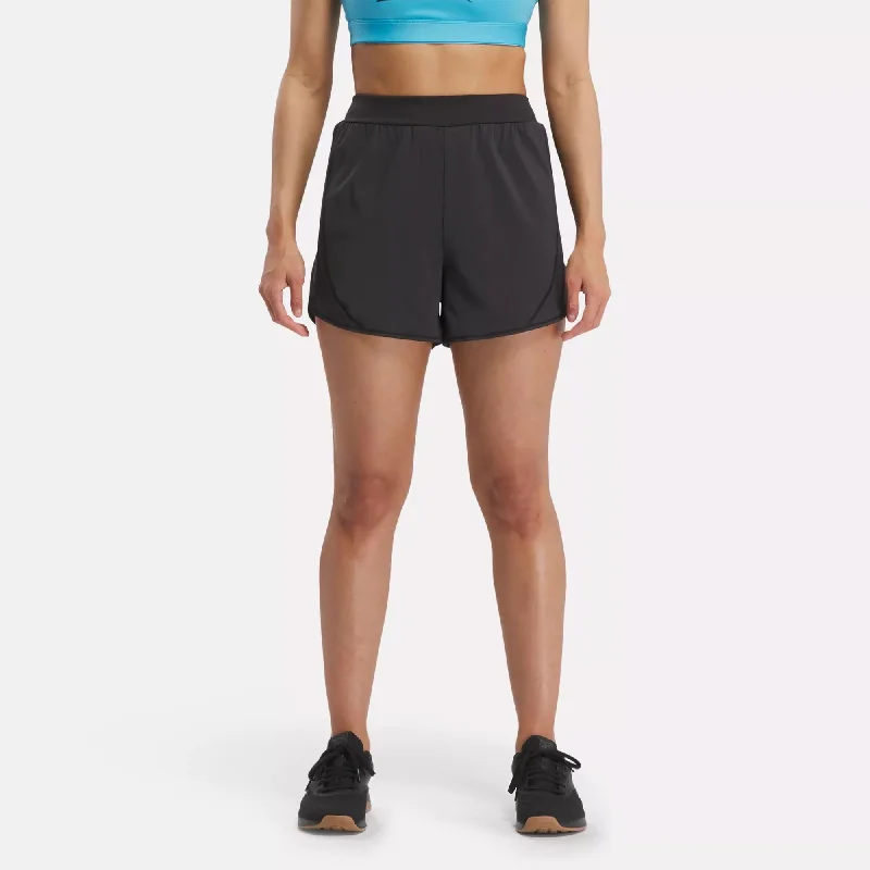 Elevate Your Practice With Affordable Yoga Wear Lux Woven Shorts