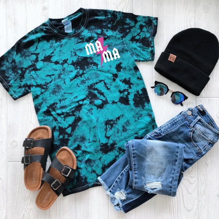 High-Quality Yoga Clothing At Budget-Friendly Prices MA⚡︎MA Left Chest • Teal Tie-Dye High-Quality Yoga Clothing At Budget-Friendly Prices MA⚡︎MA Left Chest • Teal Tie-Dye