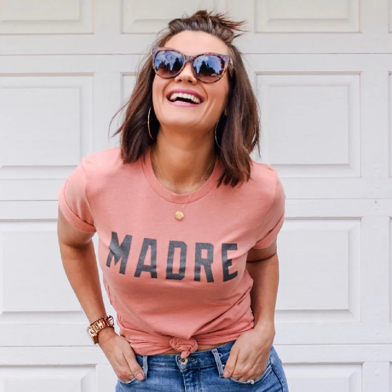 Trendy Yoga Outfits At Budget-Friendly Prices Madre Tee • Spring Coral
