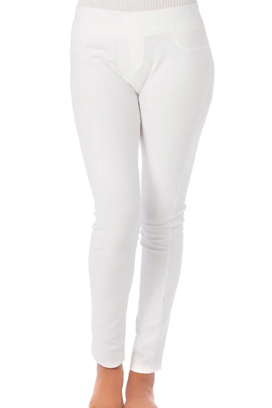 Stretch Your Limits, Not Your Wallet Mid Rise Jegging In White