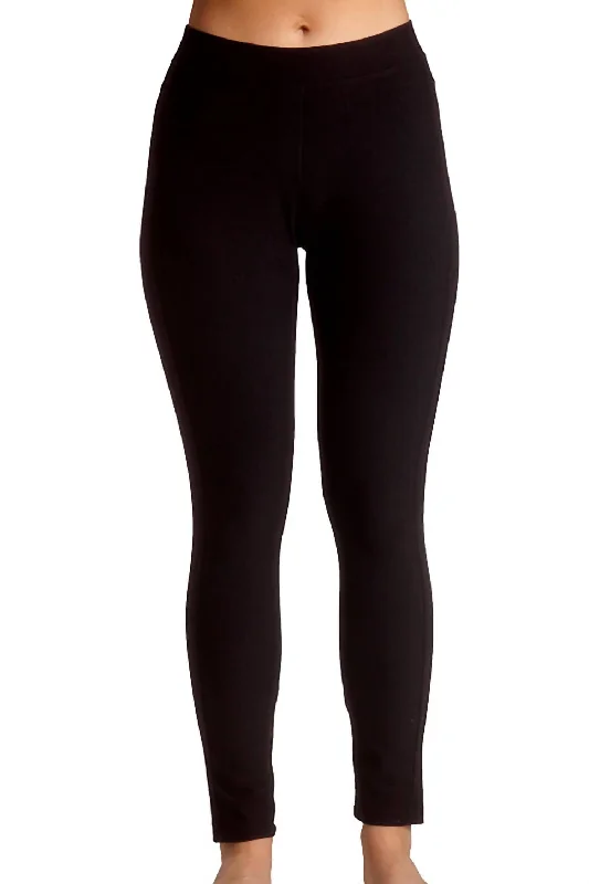Breathable, Moisture-Wicking, And Budget-Friendly Mid Rise Leggings In Black