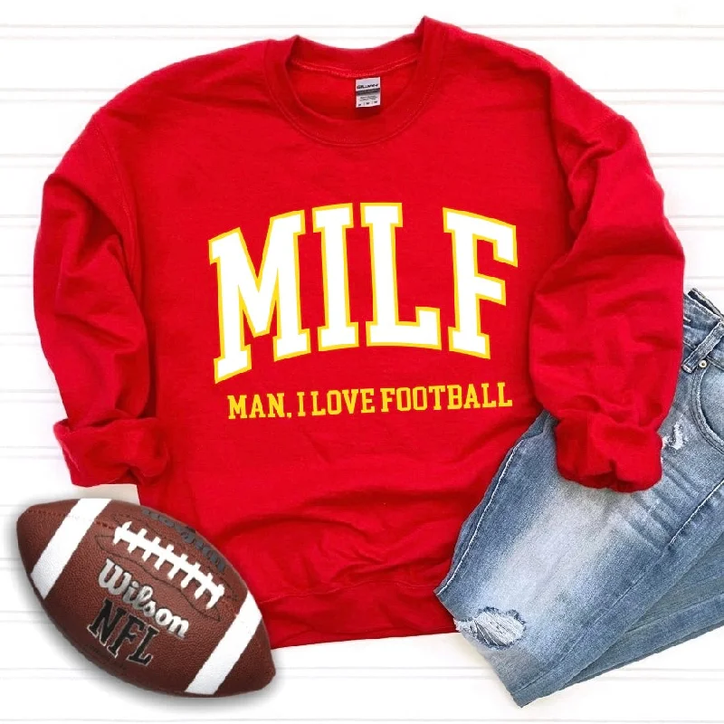 High-Quality Yoga Clothing At Budget-Friendly Prices MILF • Sporty Red Crew