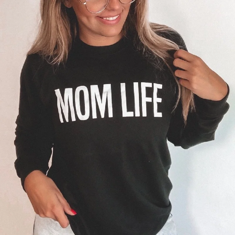 Master Every Pose With Premium Yoga Wear Deals MOM LIFE • Black Sweatshirt