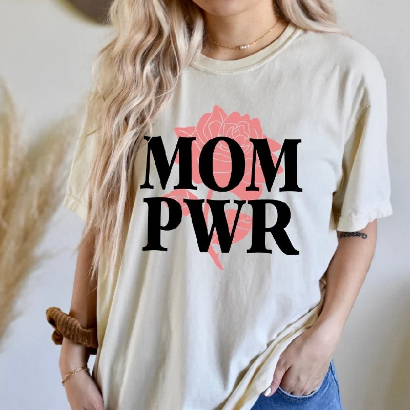 The Best Styles At The Best Prices MOM PWR • Natural Tee Shirt