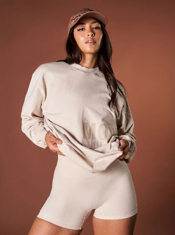 Performance Yoga Wear Now At Exclusive Discounts Moves Long Sleeve Tee - Stardust