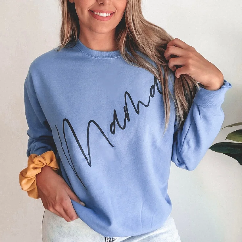 Limited-Time Savings On Yoga Leggings And Tops New Mama Script • Columbia Blue Pullover Limited-Time Savings On Yoga Leggings And Tops New Mama Script • Columbia Blue Pullover