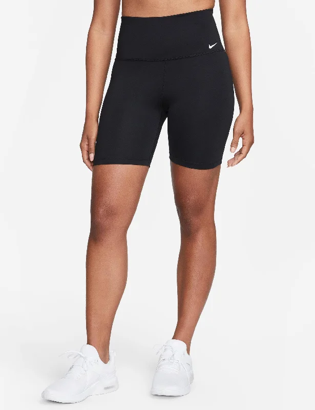 Fashionable Yoga Apparel Now On Sale Dri-FIT One 7" Biker Shorts - Black/White