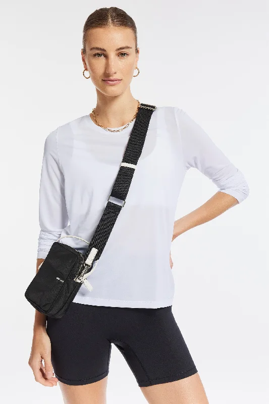 Premium Yoga Wear At Special Discounts Featherweight Long Sleeve - White