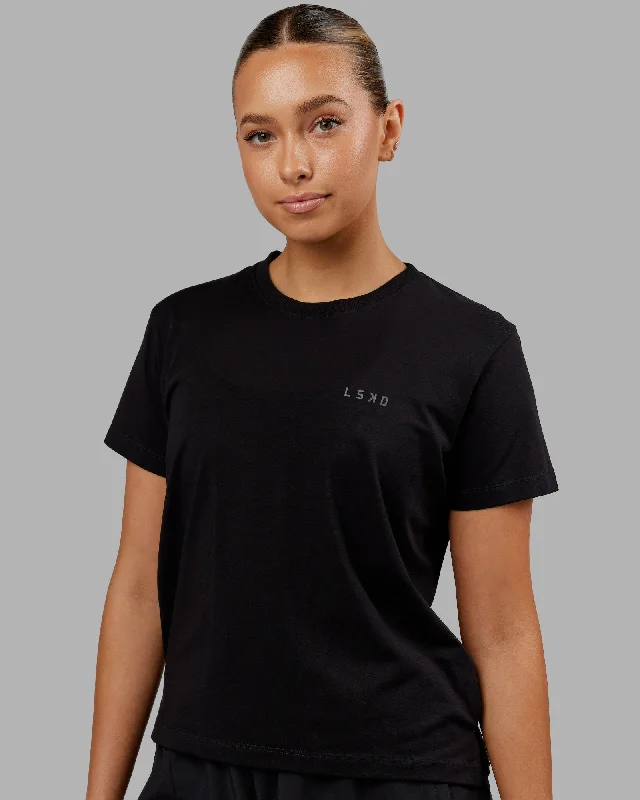 Unmissable Deals On Flexible Yoga Apparel Deluxe PimaFLX Tee - Black