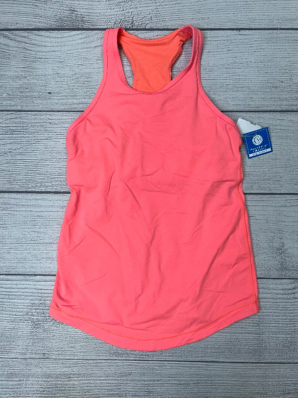 Pink Athletic Tank Top Lululemon, Size M