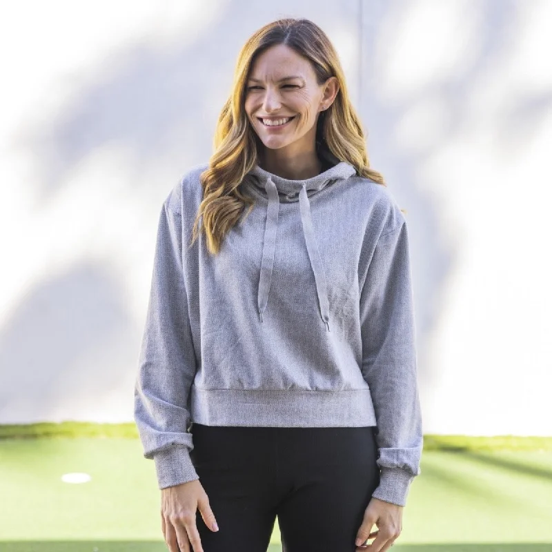 Limited-Stock Sale On Yoga Tops And Leggings Premium Hoodie - Cozy Gray - FINAL SALE Limited-Stock Sale On Yoga Tops And Leggings Premium Hoodie - Cozy Gray - FINAL SALE