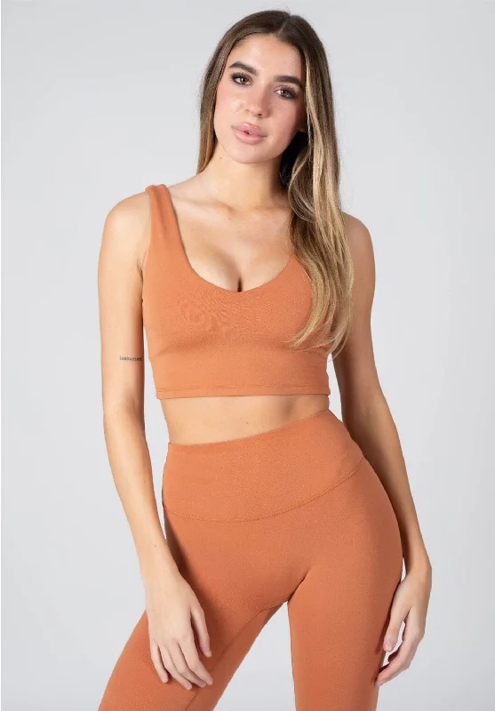 Flexibility Meets Affordability In Our Yoga Wear Sale Reluna V Brami Fawn