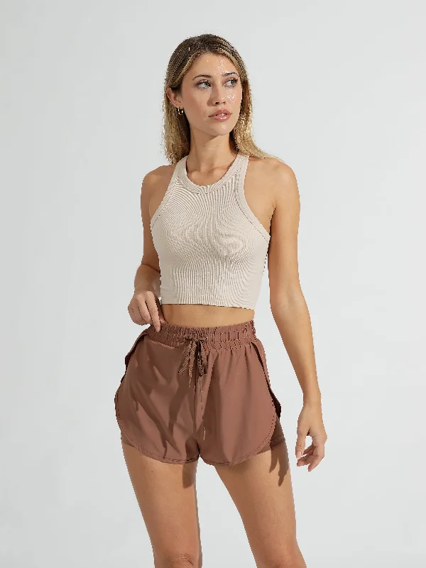 Affordable Activewear Designed For Movement Ribbed Seamless Tank - Stardust