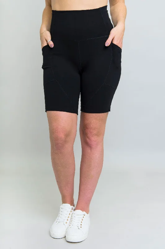 Fashionable Yoga Apparel Now On Sale Robson Shorts, Black, Bamboo