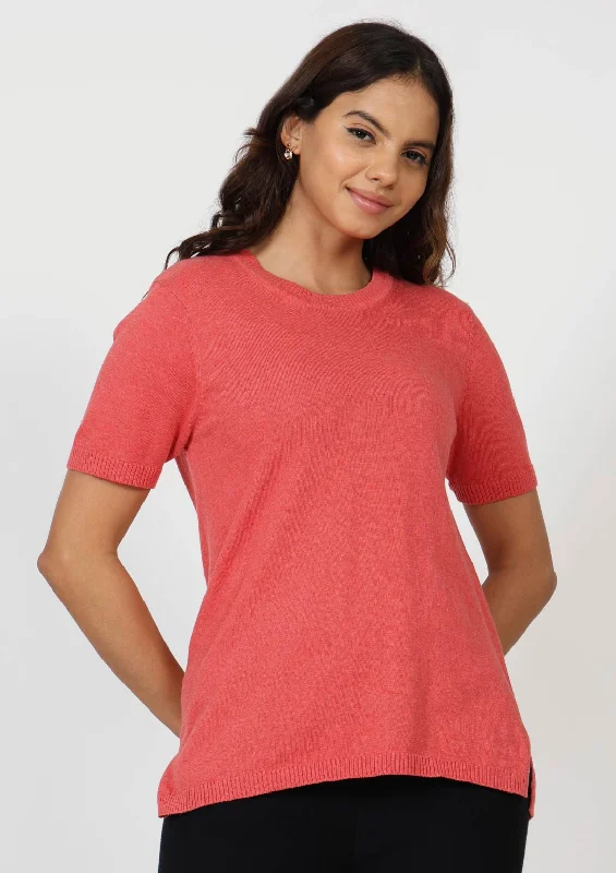 Soft, Supportive Yoga Wear At Unbeatable Savings At-Ease Cotton Knit Top