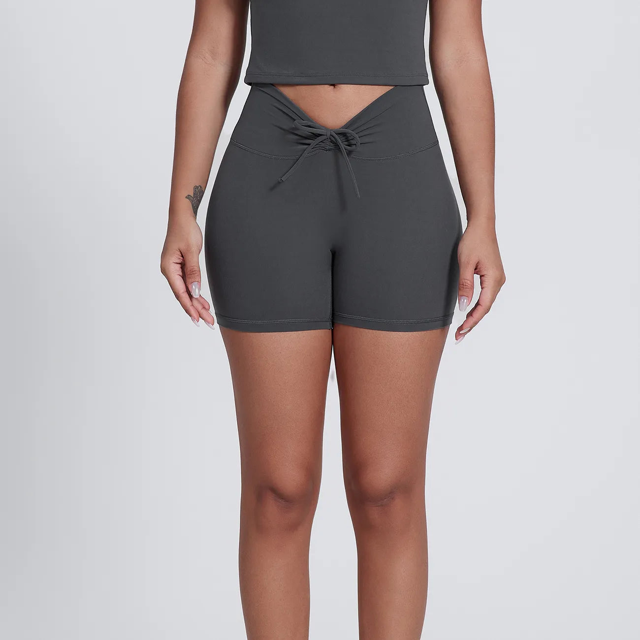 Sweat In Style With Yoga Clothing Discounts SPARK Fitness Drawstring Shorts LQ5028