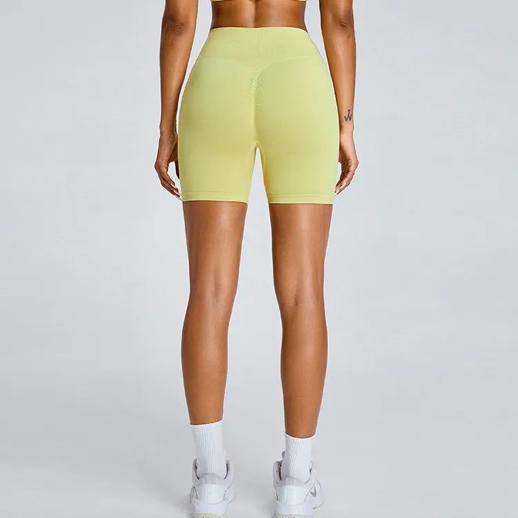 Look And Feel Your Best With Discounted Yoga Clothing SPARK Women Seamless Fitness Shorts YJ1072 Look And Feel Your Best With Discounted Yoga Clothing SPARK Women Seamless Fitness Shorts YJ1072