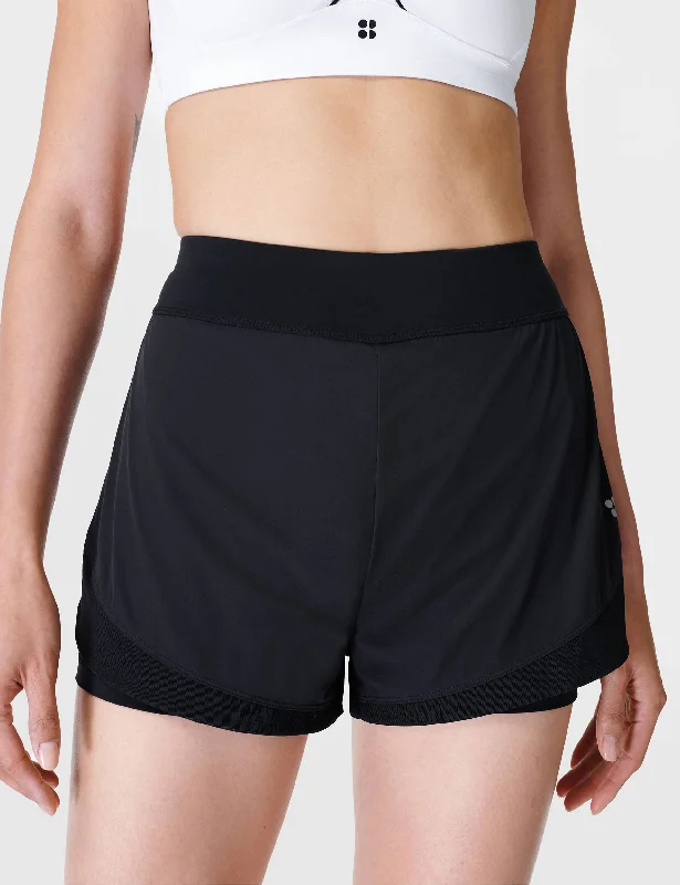 Move Freely With Premium Yoga Clothes At Great Prices Tempo Run Shorts - Black